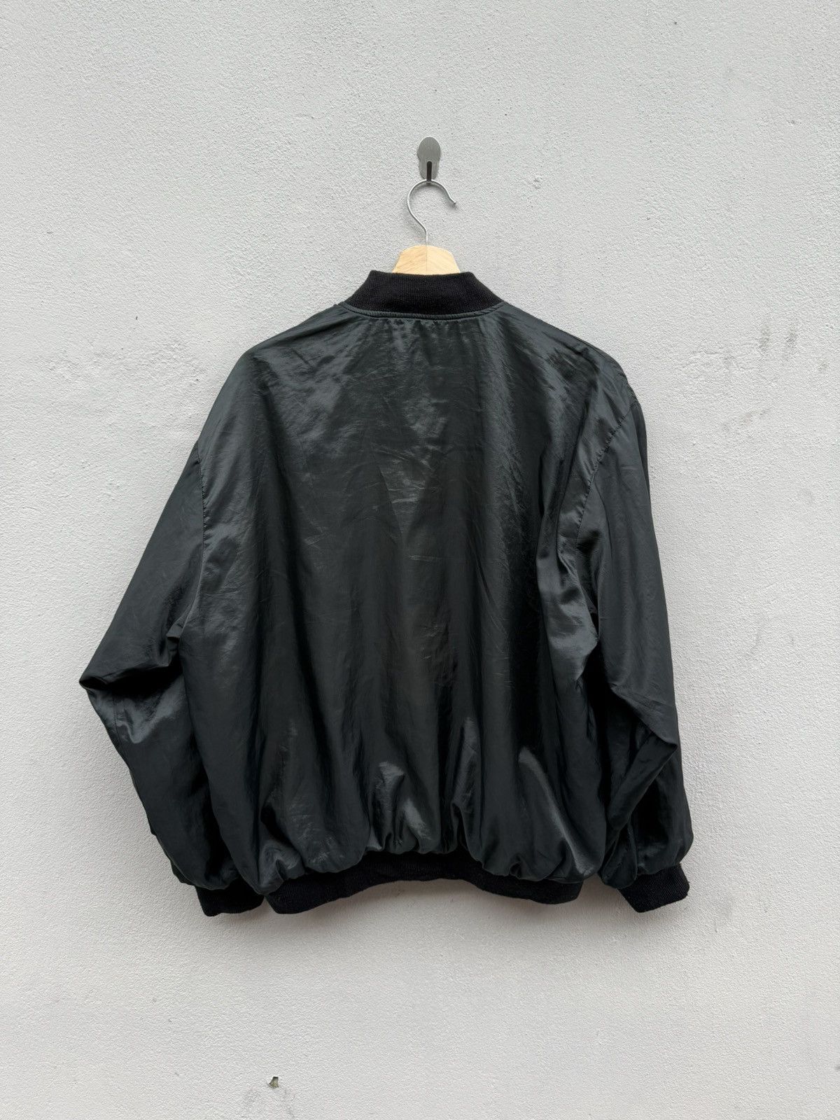 Vintage Vintage UNBRAND Silk Reversible Bomber Jacket Like Hermes Size US L / EU 52-54 / 3 - 15 Thumbnail