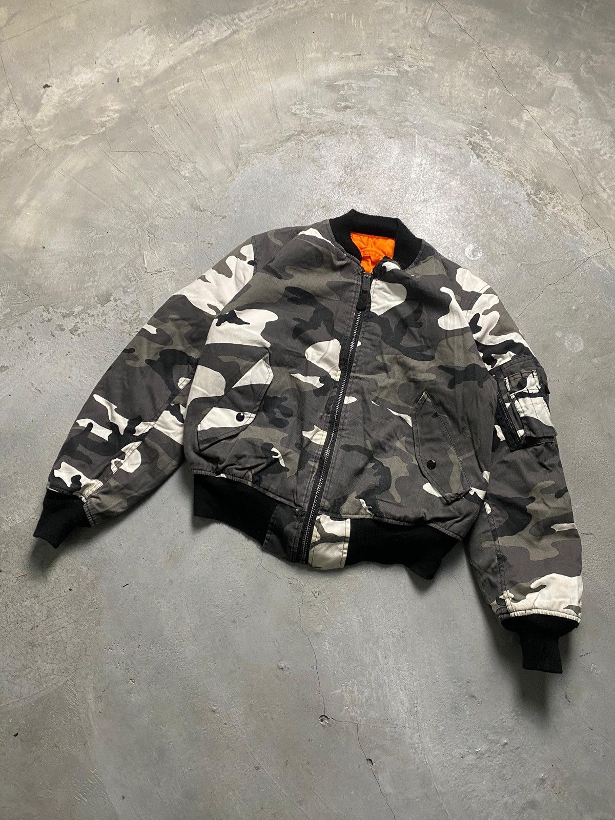 90s usa製 ALPHA ma-1 bomber jacket camo Vintage Alpha Industries Bomber Jacket Vintage 90s Alpha