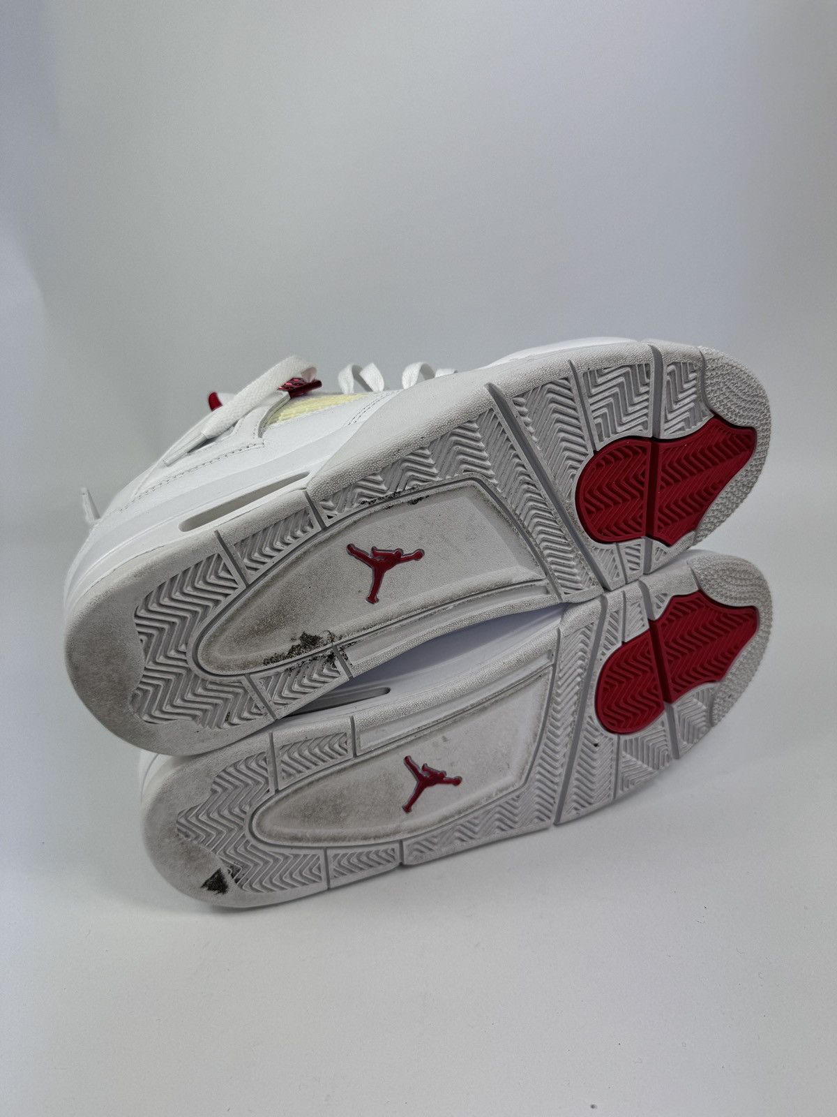 Jordan Brand JORDAN 4 RETRO METALLIC RED SNEAKERS Size US 11.5 / EU 44-45 - 4 Thumbnail