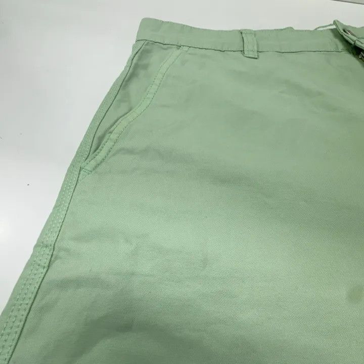 AMI AMIPARIS Men's Casual Green Shorts -2507 Size US 34 / EU 50 - 3 Thumbnail