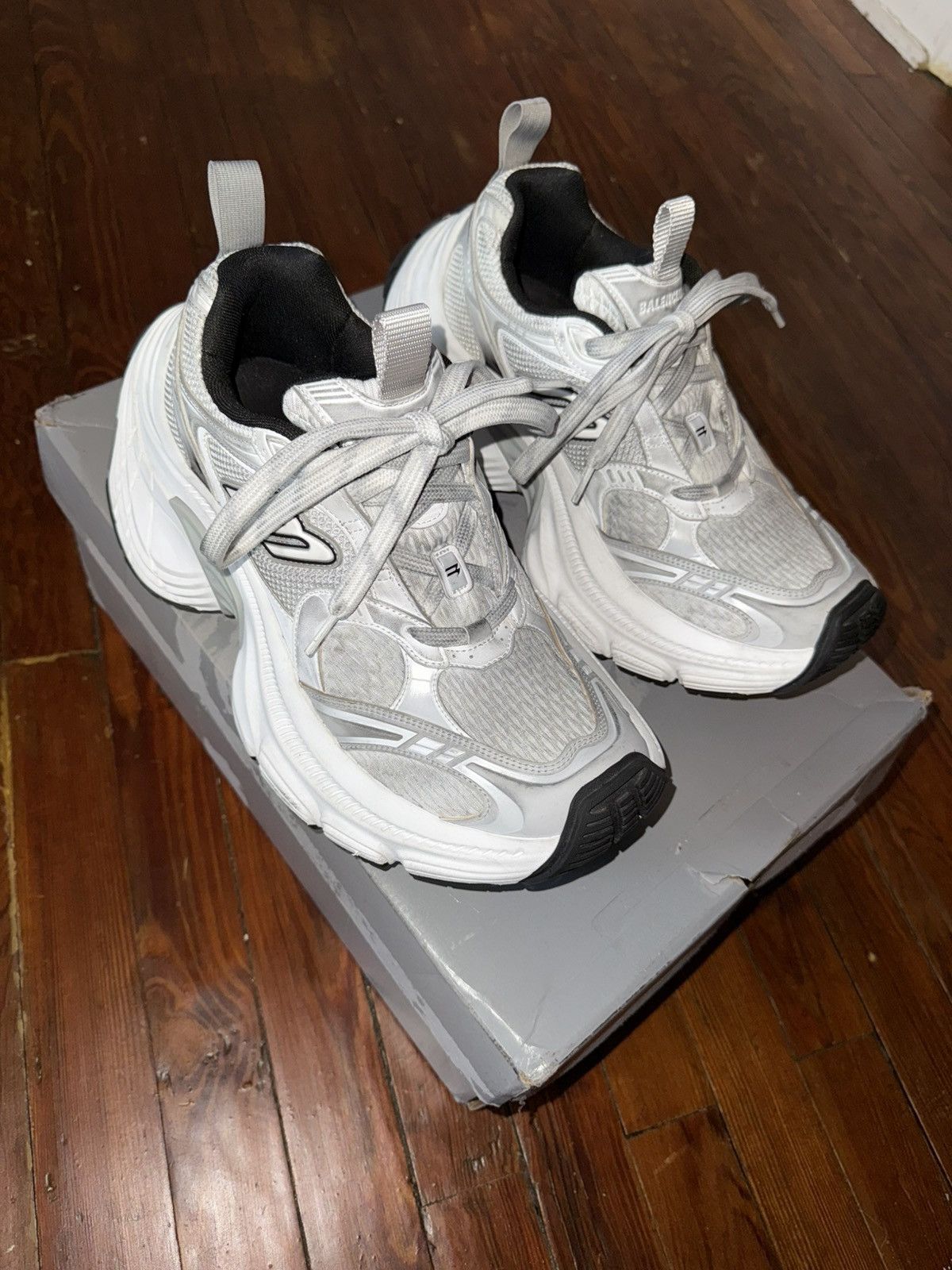 Balenciaga BALENCIAGA 10XL Black White Chunky Sneaker | Grailed