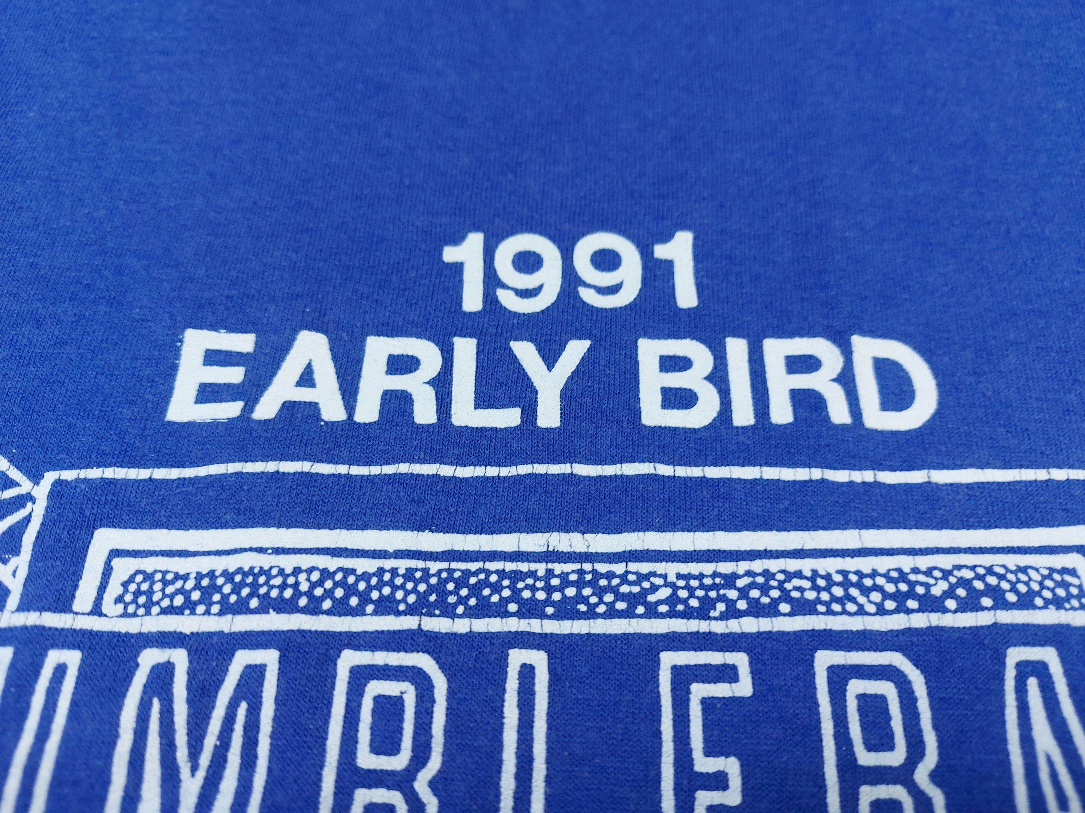 Russell Athletic × Vintage Vintage 90s Russell Athletic 1991 FUMBLEBALL Champions TEE Size US XL / EU 56 / 4 - 3 Thumbnail