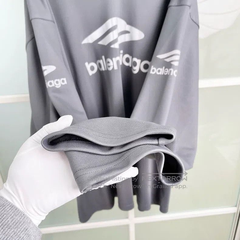 Balenciaga Balenciaga Gray Ski Series Ice Hockey Long Sleeve Shirt Size US XXS / EU 40 - 8 Thumbnail