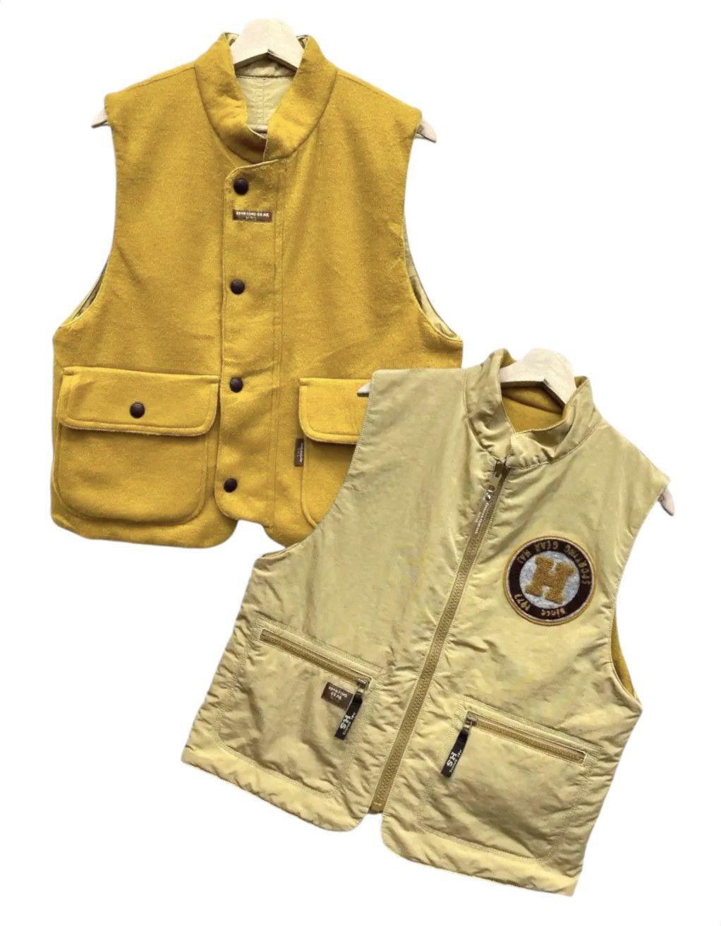 Hai Sporting Gear × Issey Miyake × Vintage 🔥ISSEY MIYAKE HAI SPORTING GEAR Reversible Poly-Wool Vest Size M / US 6-8 / IT 42-44 - 1 Thumbnail