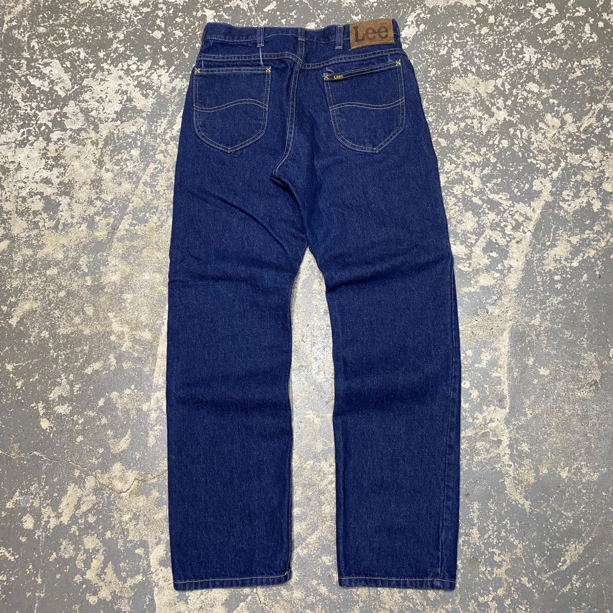 Lee × Vintage Vintage Lee Riders Dark Wash Denim Jeans USA 90s Size US 29 - 1 Thumbnail