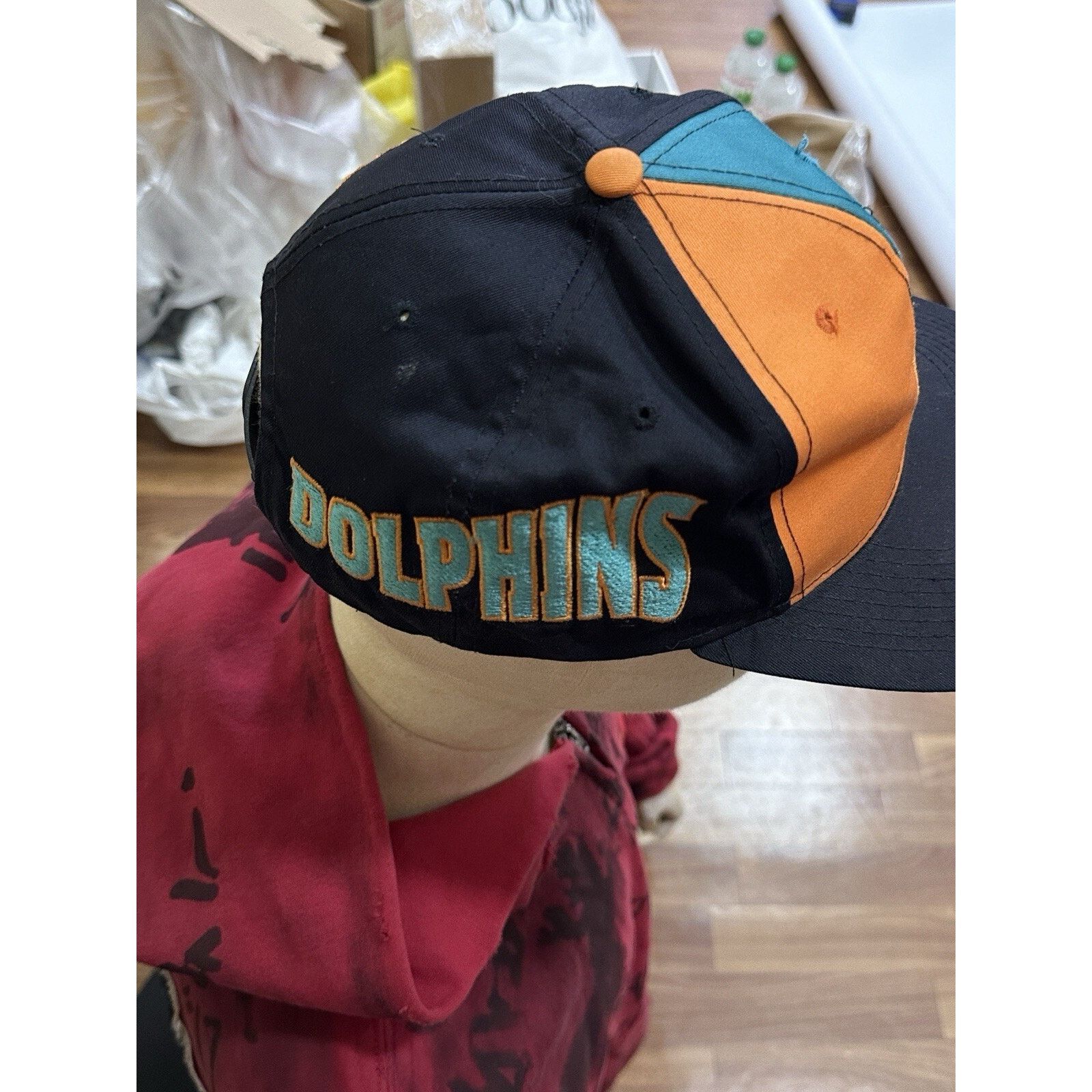 NFL Vintage 1993 Miami Dolphins Rare NFL Baseball Men’s Cap Hat Size ONE SIZE - 6 Thumbnail