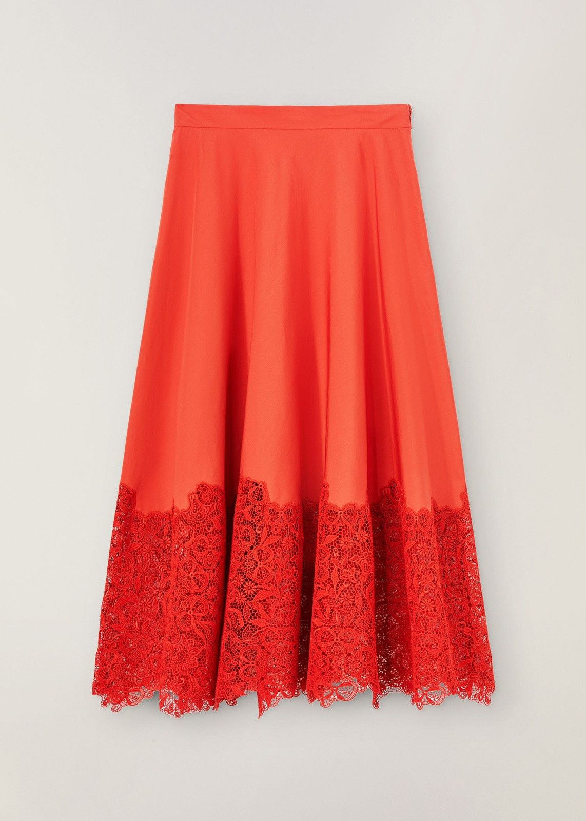 o1srvl11e0424 Skirt in Red