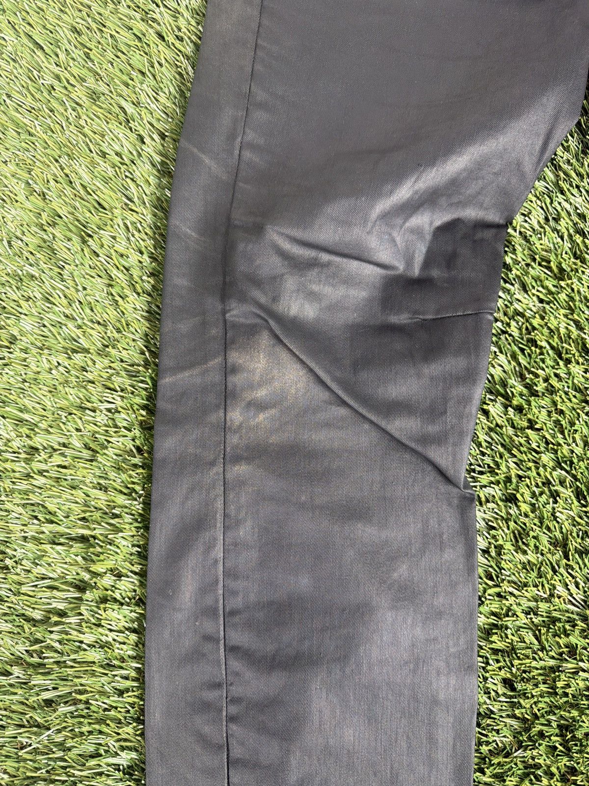Rta RtA Coated Denim – Cross Detail (Size 38) Size US 38 / EU 54 - 5 Thumbnail
