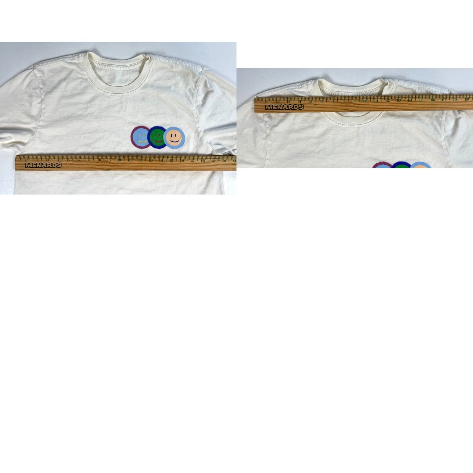 Vintage Valas Los Angeles United Smiley Tee Unisex T-Shirt Medium Ivory Size M / US 6-8 / IT 42-44 - 9 Thumbnail