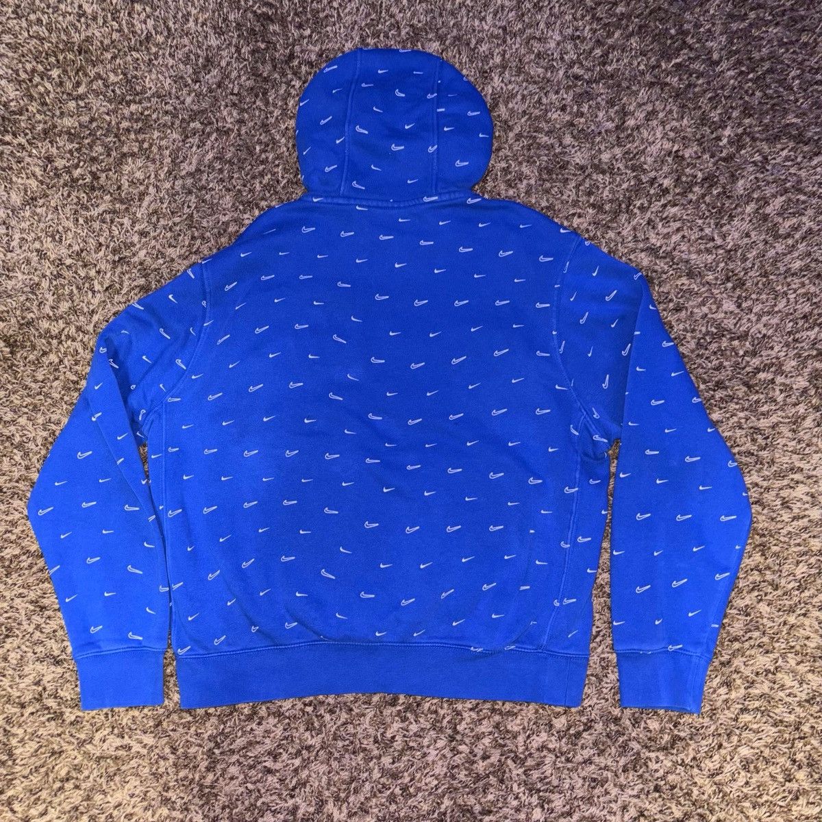 Nike Nike Fleece Hoodie Blue Size M Size US M / EU 48-50 / 2 - 2 Thumbnail