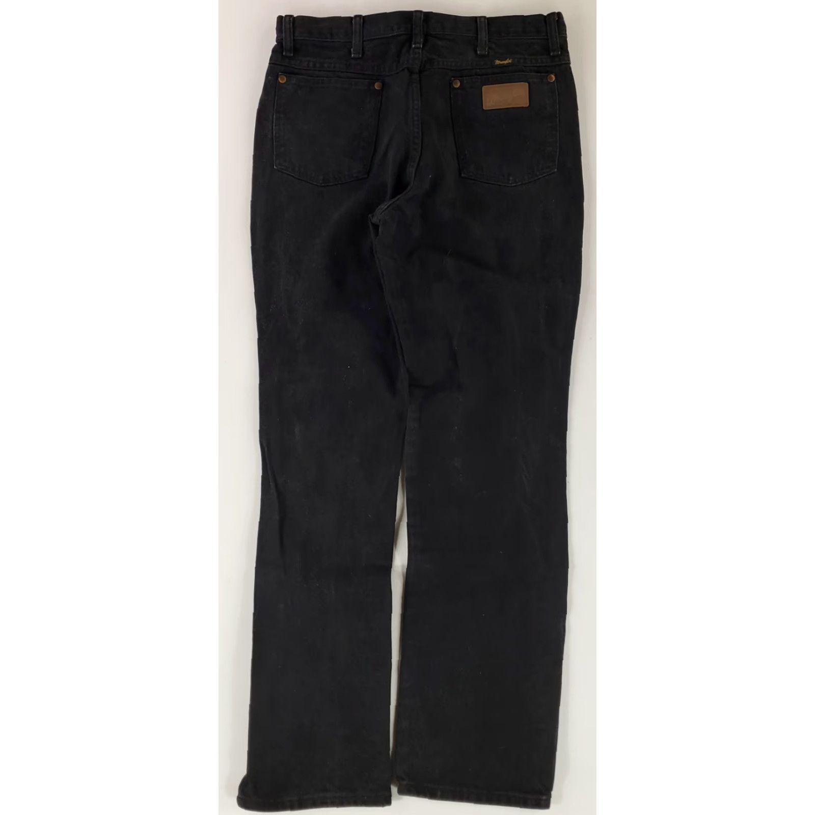Wrangler VINTAGE Wrangler Jeans Slim Black Mens 32 33 Inseam 33 Cowboy Cut 90s Western Straight Size US 32 / EU 48 - 4 Thumbnail