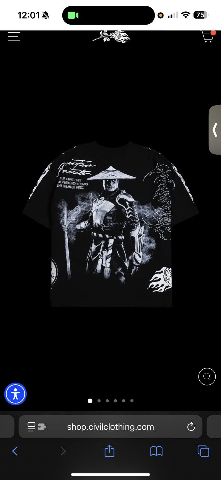 Civil Regime Civil Regime X Mortal Kombat Collab Size US XXL / EU 58 / 5 - 3 Thumbnail