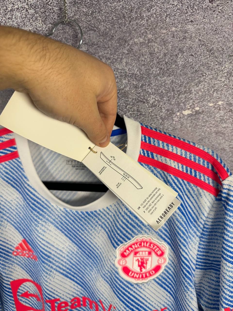 Adidas NWT CAVANI Manchester United 2020/21 Third Adidas Jersey Size US L / EU 52-54 / 3 - 11 Thumbnail
