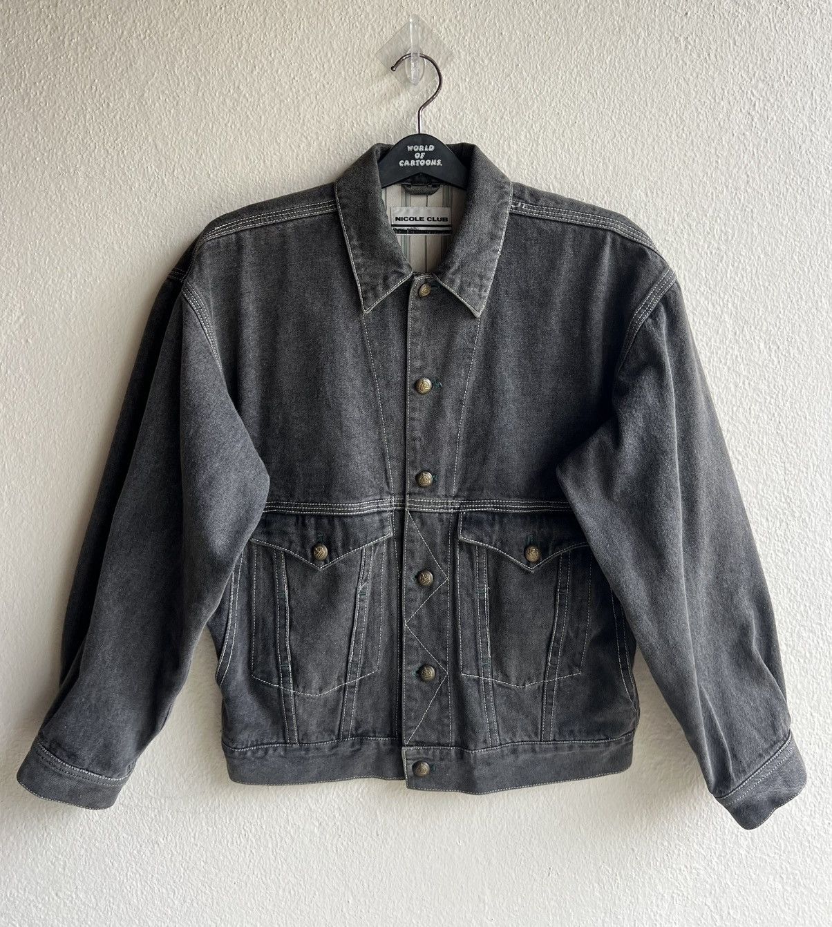 Nicole Club Archive 90s Nicole Club Japan Denim Trucker Jacket Size US M / EU 48-50 / 2 - 17 Thumbnail