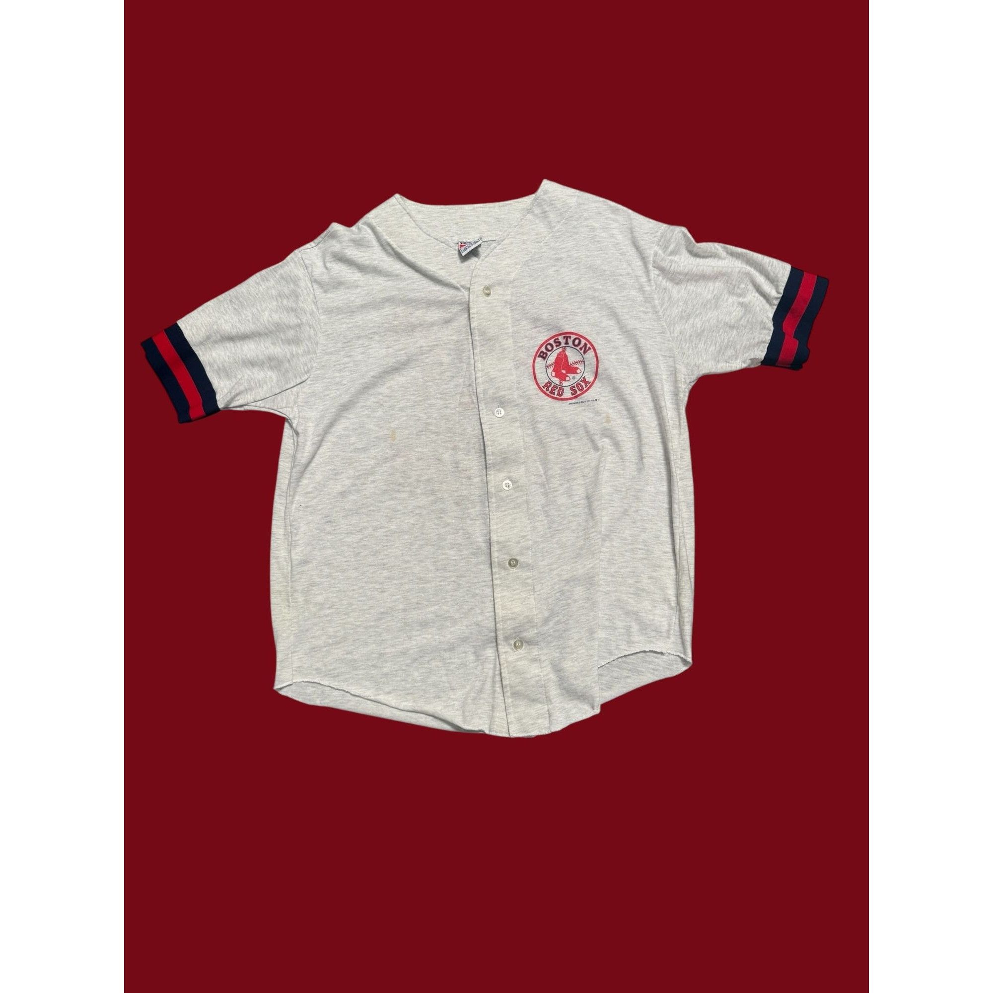 MLB 1991 Boston Red Sox Jersey Size US XL / EU 56 / 4 - 1 Thumbnail