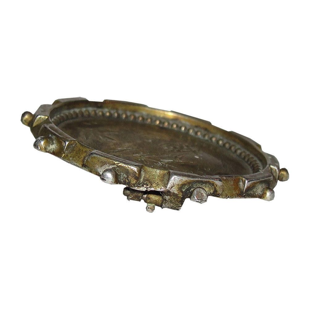 Designer Aesthetic Victorian Gold Gilt Silver Scenic Pin Size ONE SIZE - 2 Thumbnail