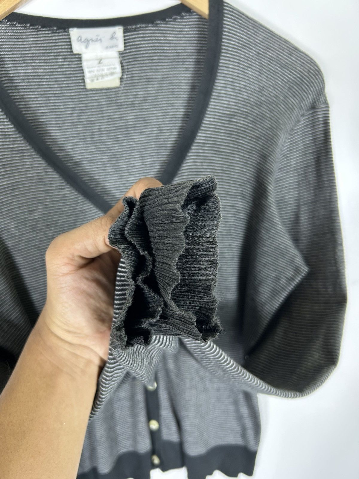 agnes b. ⚡️Vintage Agnes B Knit Button Sweater Size XS / US 0-2 / IT 36-38 - 6 Thumbnail