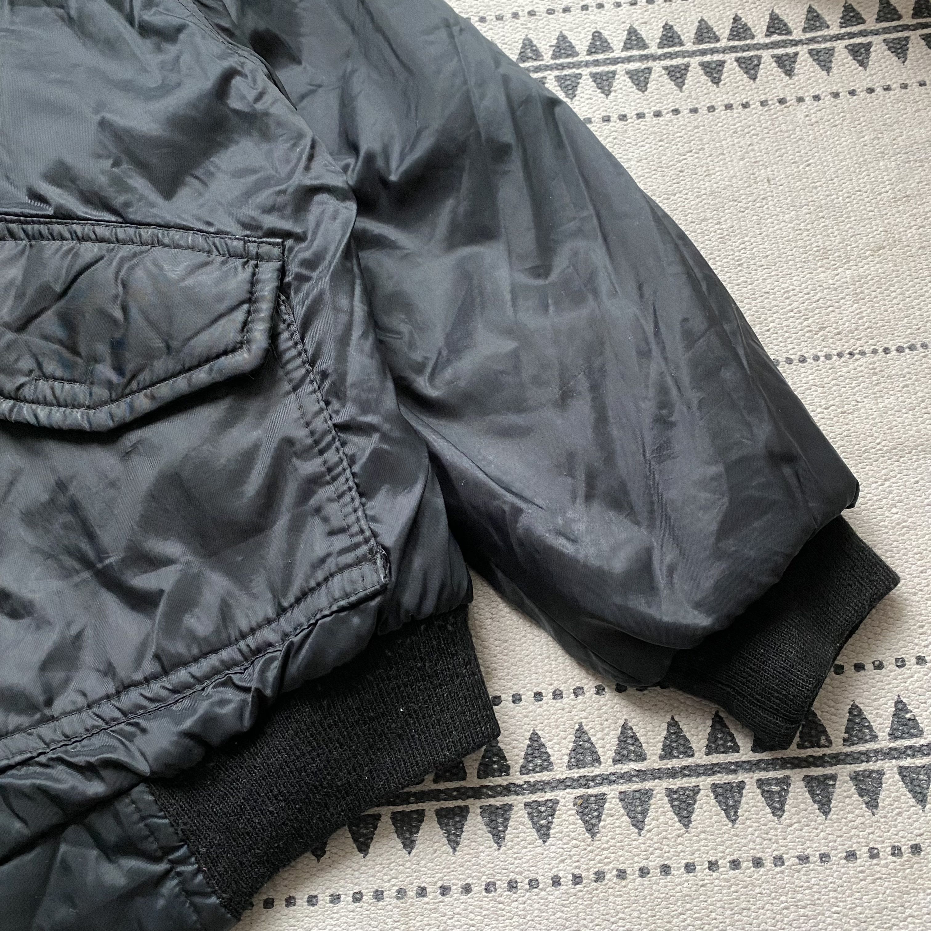 Japanese Brand Vintage 90s Flayer Bomber MA 1 jacket Light faux fur Size US S / EU 44-46 / 1 - 5 Thumbnail