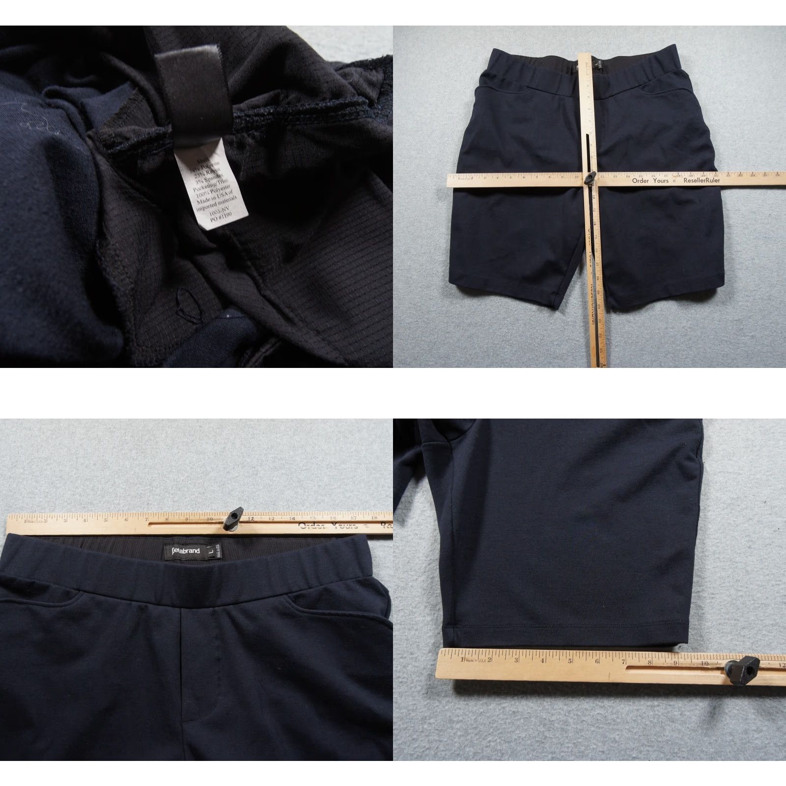 Vintage Betabrand Shorts Mens Large Blue Athletic Drawstring Stretch Comfort Casual Size US 33 - 8 Thumbnail