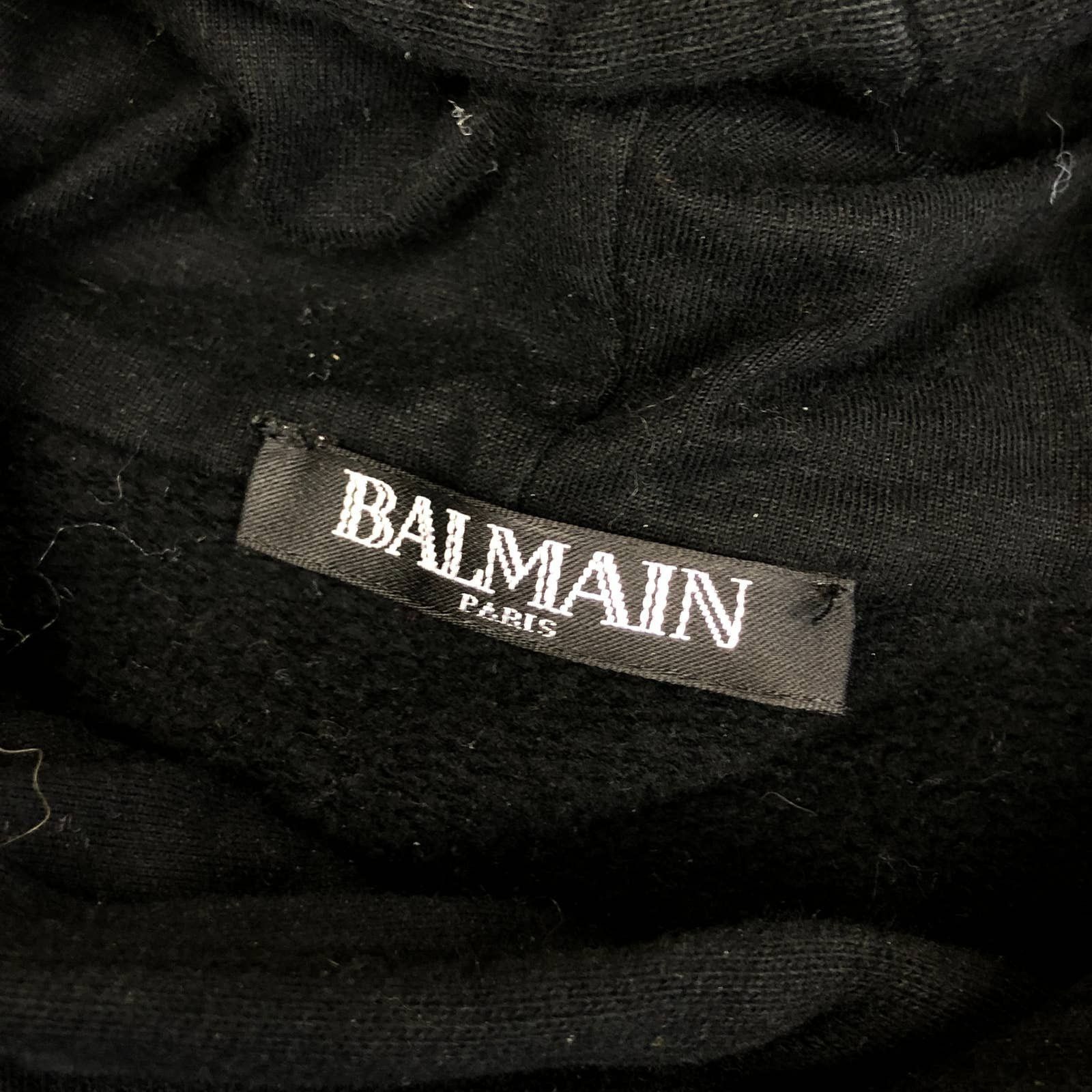 Balmain Balmain Dengerous Logo Biker Hoodie Size US M / EU 48-50 / 2 - 9 Thumbnail