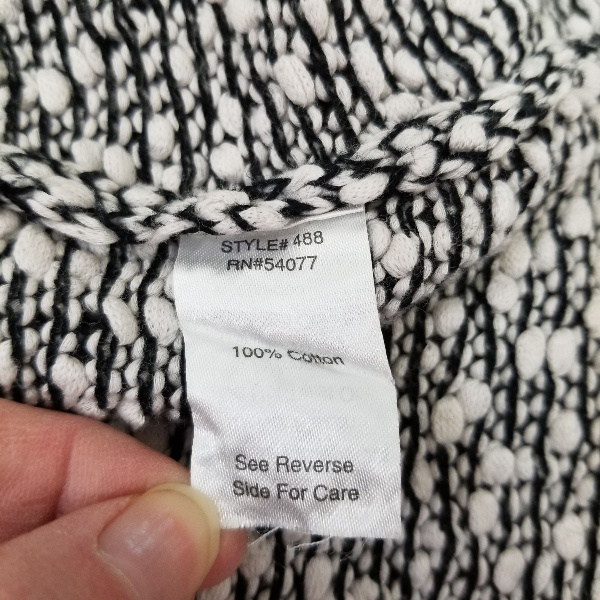 Other CAbi 488 S Top Sleeveless TAPE YARN Tank Marled Knit Sweater Size S / US 4 / IT 40 - 6 Thumbnail