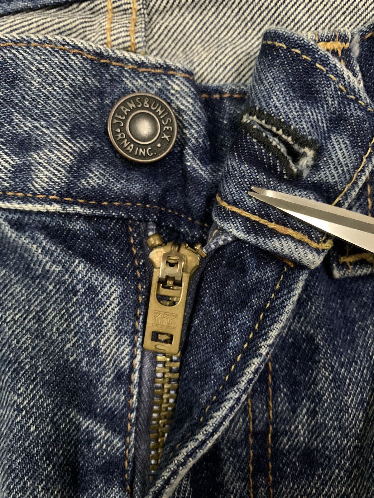 14th Addiction Vintage Y2K Japanese Brand RNA Distressed Grunge Jeans Size US 30 / EU 46 - 4 Thumbnail