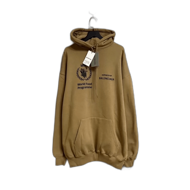 Balenciaga Balenciaga World Food Programme Hoodie-yf Size US S / EU 44-46 / 1 - 1 Thumbnail