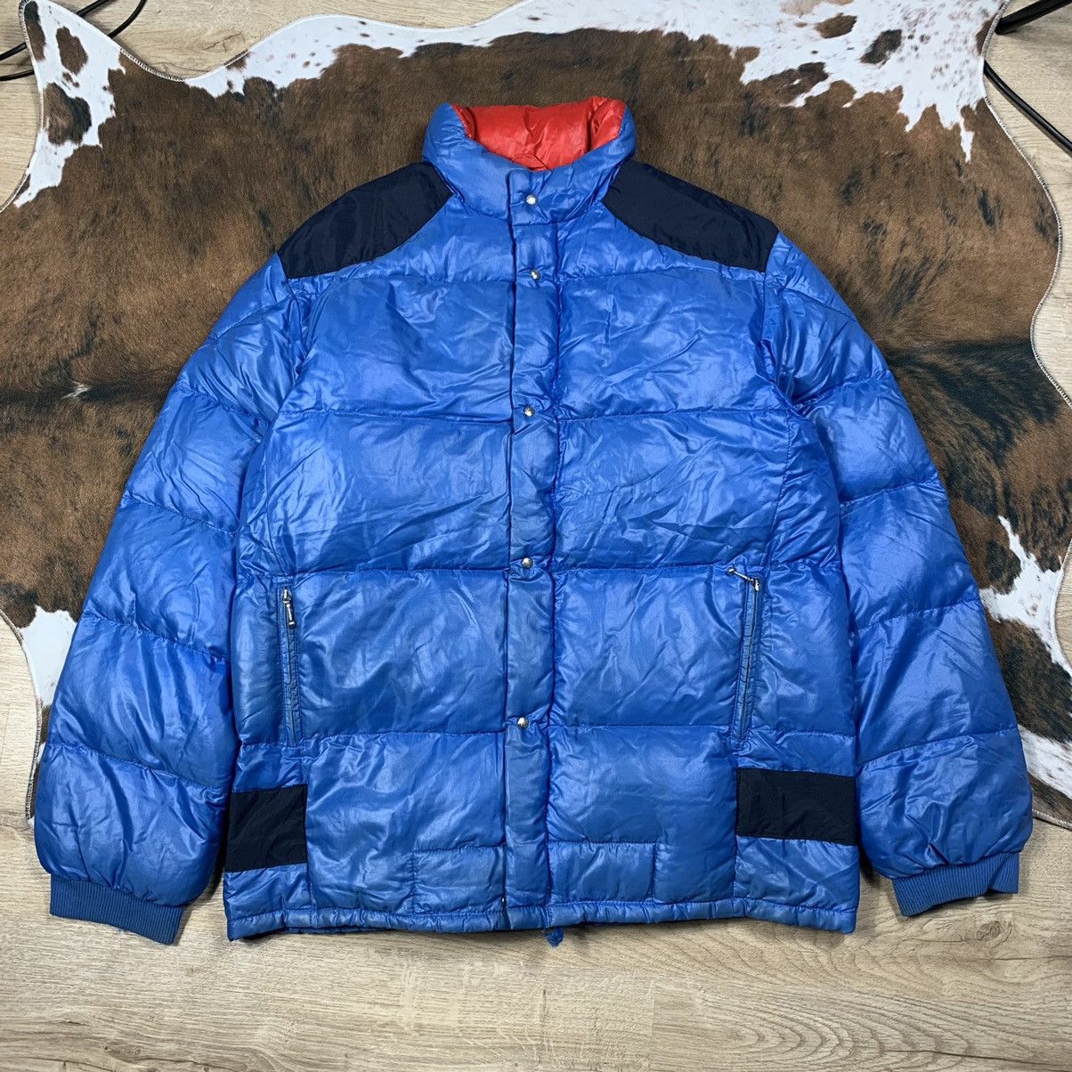 Moncler × Vintage Vintage 80S / 90S MONCLER Grenoble Down Jacket Puffer Retro Size US XL / EU 56 / 4 - 2 Thumbnail