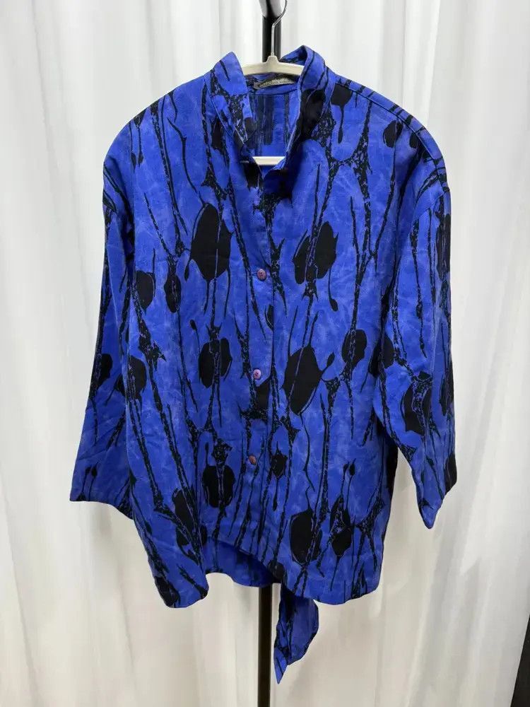 Issey Miyake Sz 9 Issey Miyake Vintage Tie-dye Shirt Size US L / EU 52-54 / 3 - 1 Thumbnail