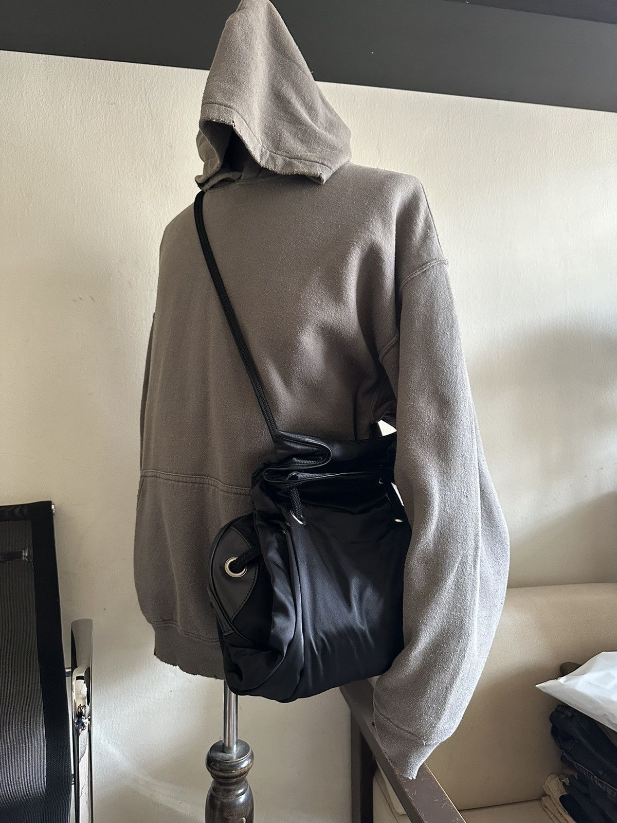 Tokio Kumagai 1980s Tokio Kumagai folded Drawstring Nylon Backpack Size ONE SIZE - 23 Thumbnail