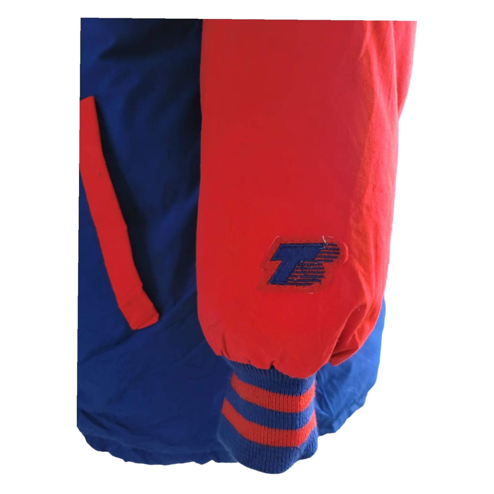 NFL NFL New York Giants XL Jacket - TRIPLE FAT Goose Duck Turbo Sport Parka Down Padded Red/Blue Jacket for Men XL Size US XL / EU 56 / 4 - 7 Thumbnail