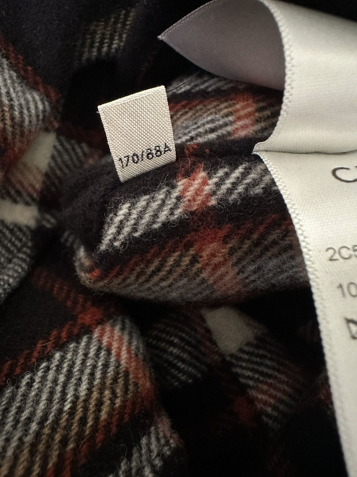 Celine × Hedi Slimane Celine black red white flannel shirt jacket 39 like new Hedi Size US L / EU 52-54 / 3 - 24 Thumbnail