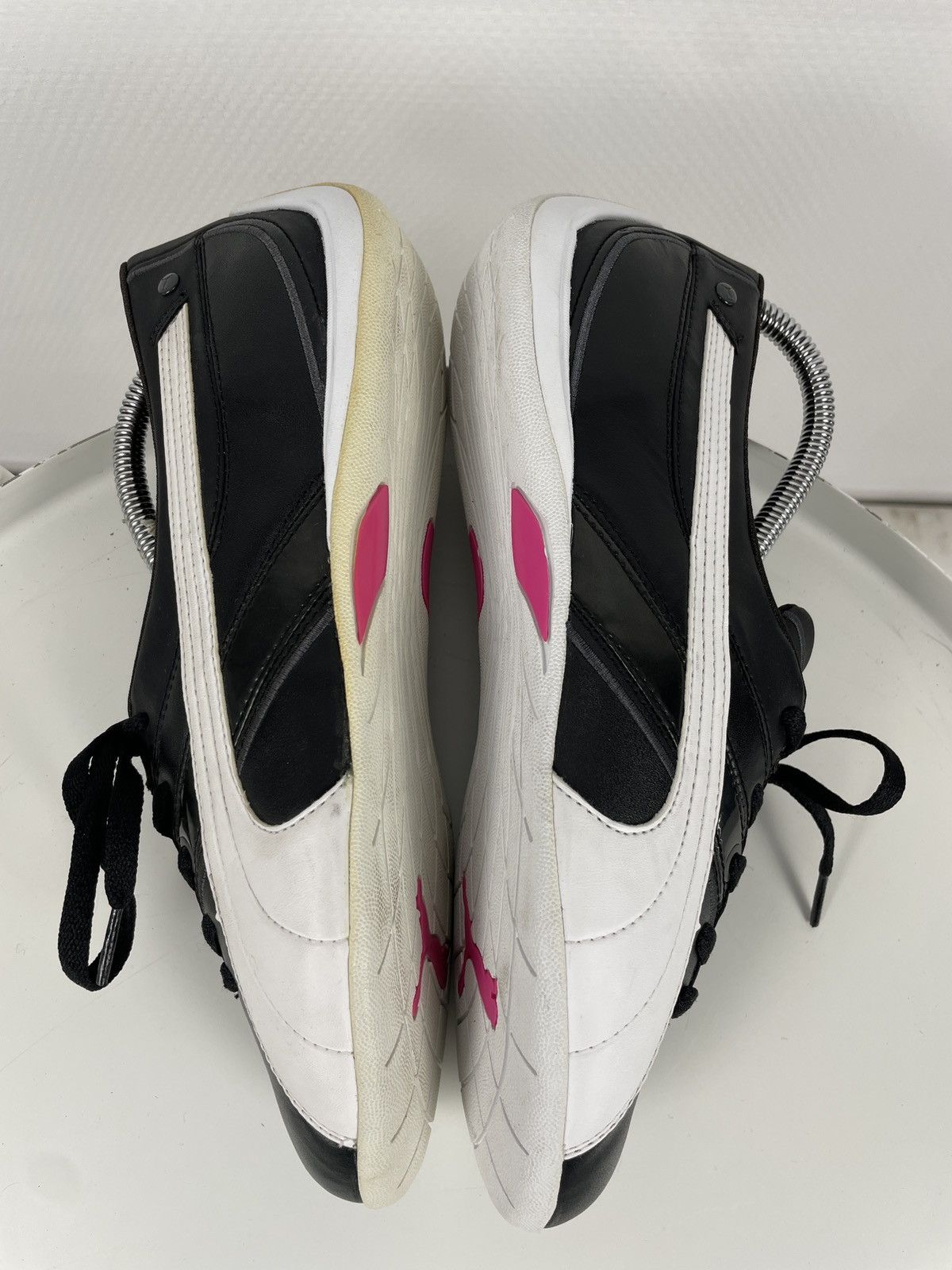Ferrari × Puma Deatstock Rare Y2K Jet Speed Cat Leather Black Laces Low Moto Sneakers Shoes Size US 8.5 / IT 38.5 - 11 Thumbnail