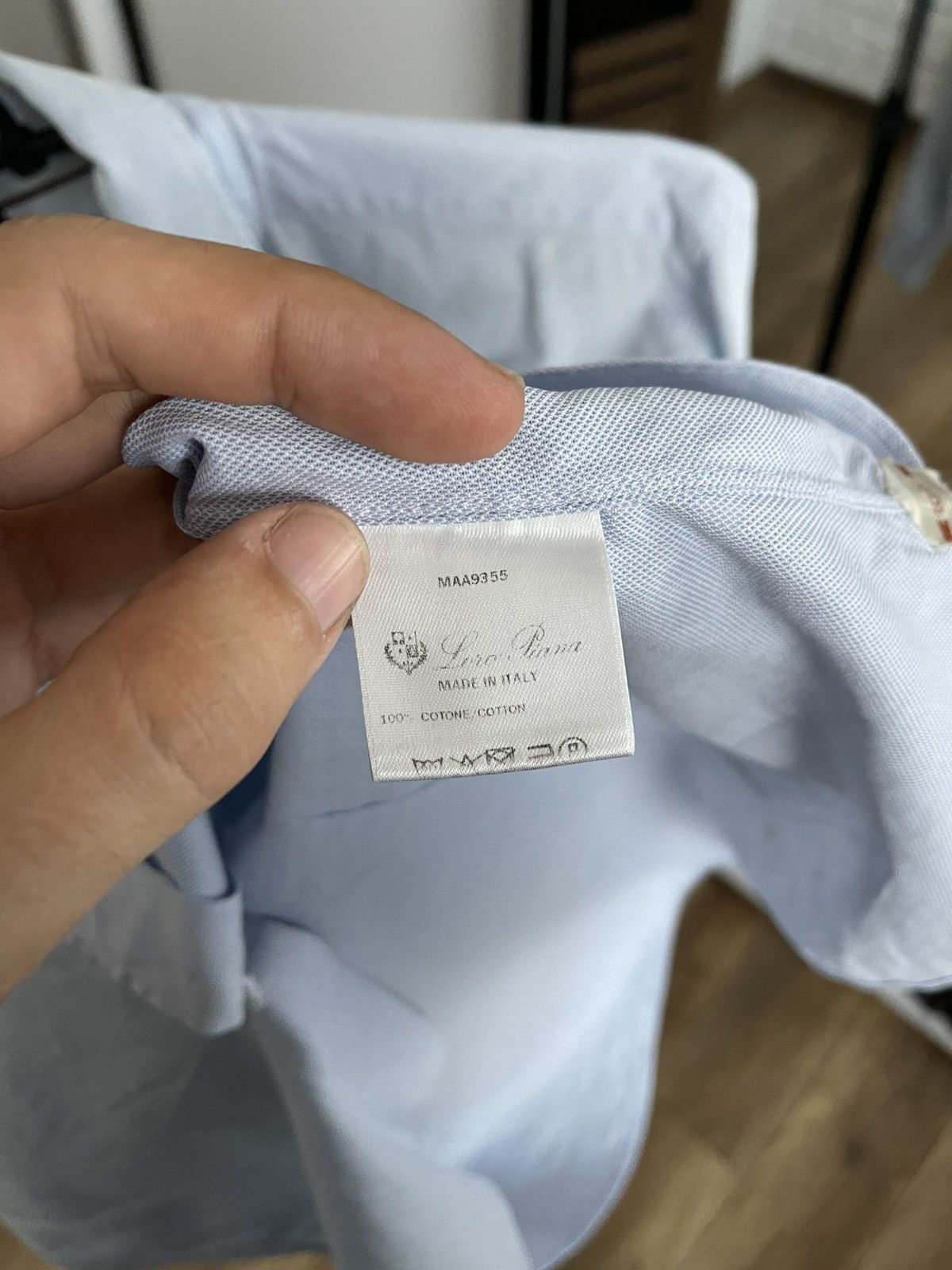 Loro Piana Loro Piana Button Up Shirt Long Sleeve Size US M / EU 48-50 / 2 - 11 Thumbnail