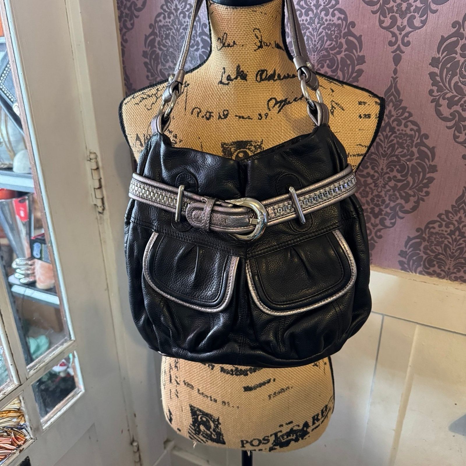 NBDN Nobrandedon New! B. Makowsky leather hand bag Size ONE SIZE - 2 Thumbnail