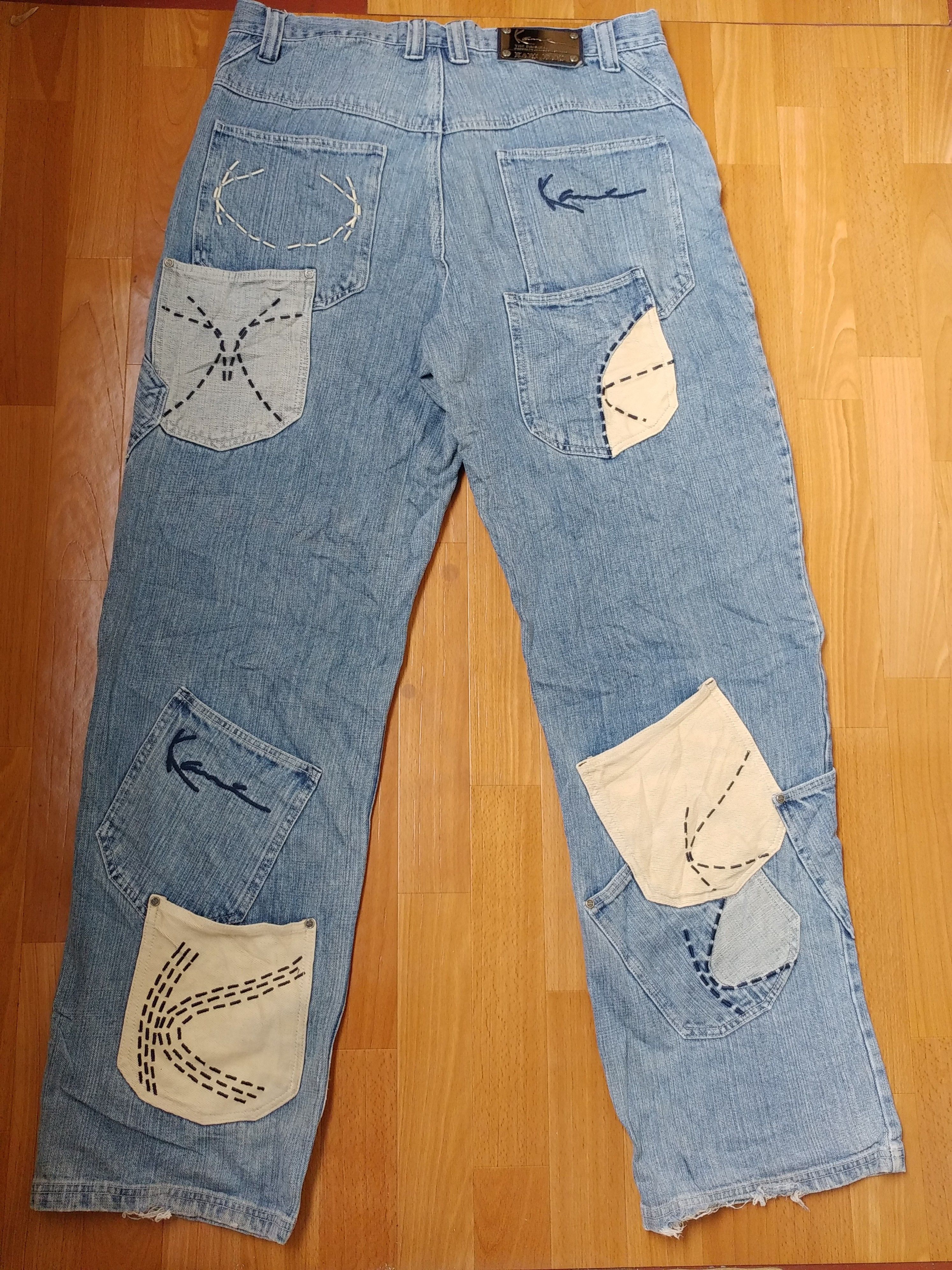 Karl Kani KARL KANI jeans, baggy, vintage Kani jeans, 90s hip hop W 34 Size US 34 / EU 50 - 12 Thumbnail
