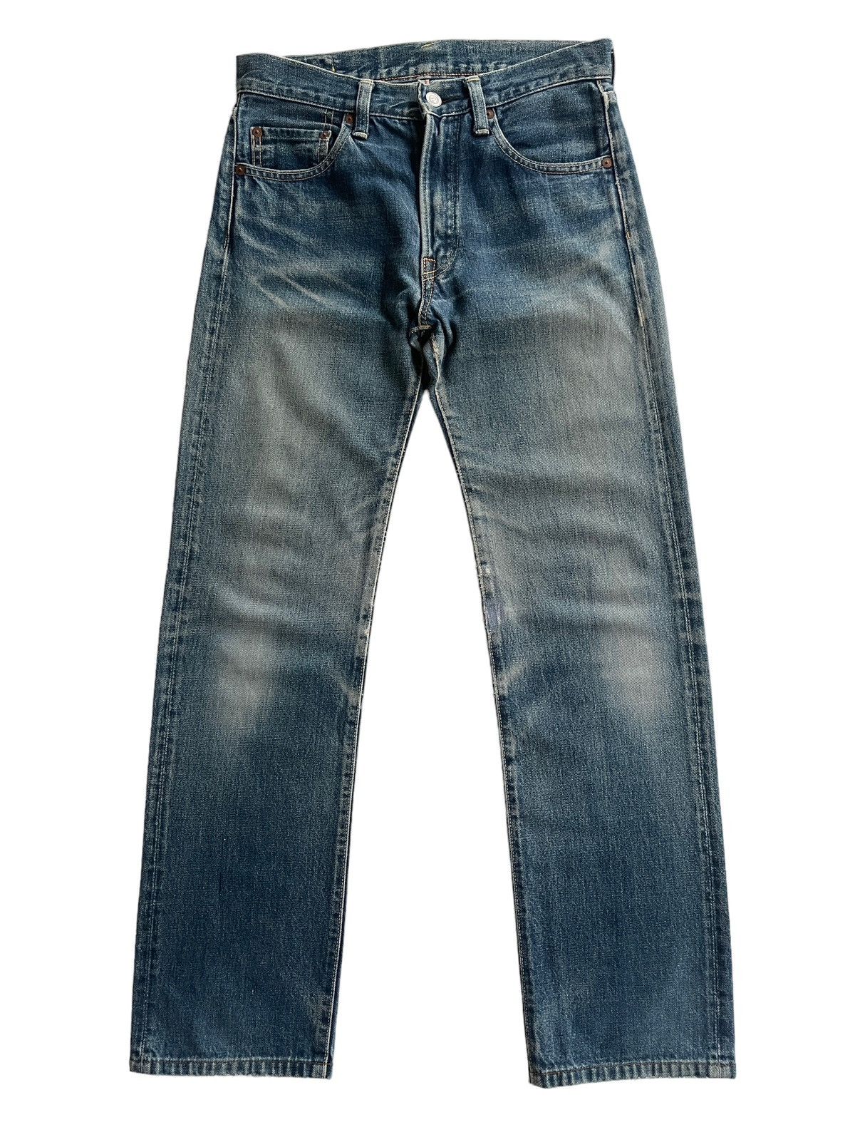 45rpm 45rpm Rusty Blue Distressed jeans Size US 28 / EU 44 - 1 Thumbnail