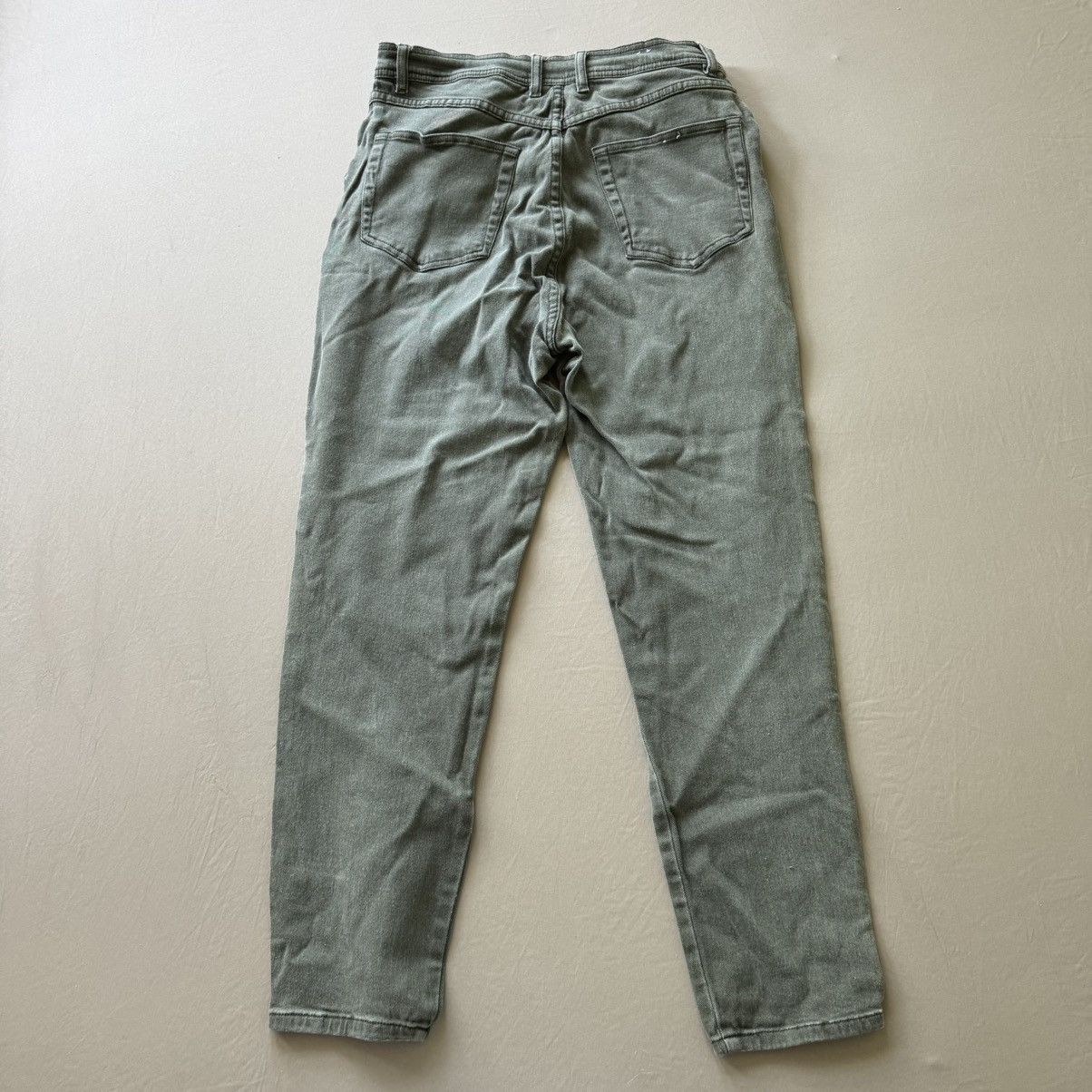 Bill Blass Vintage Bill Blass Green Classic Fit Jeans Size 40" / US 18 - 2 Thumbnail