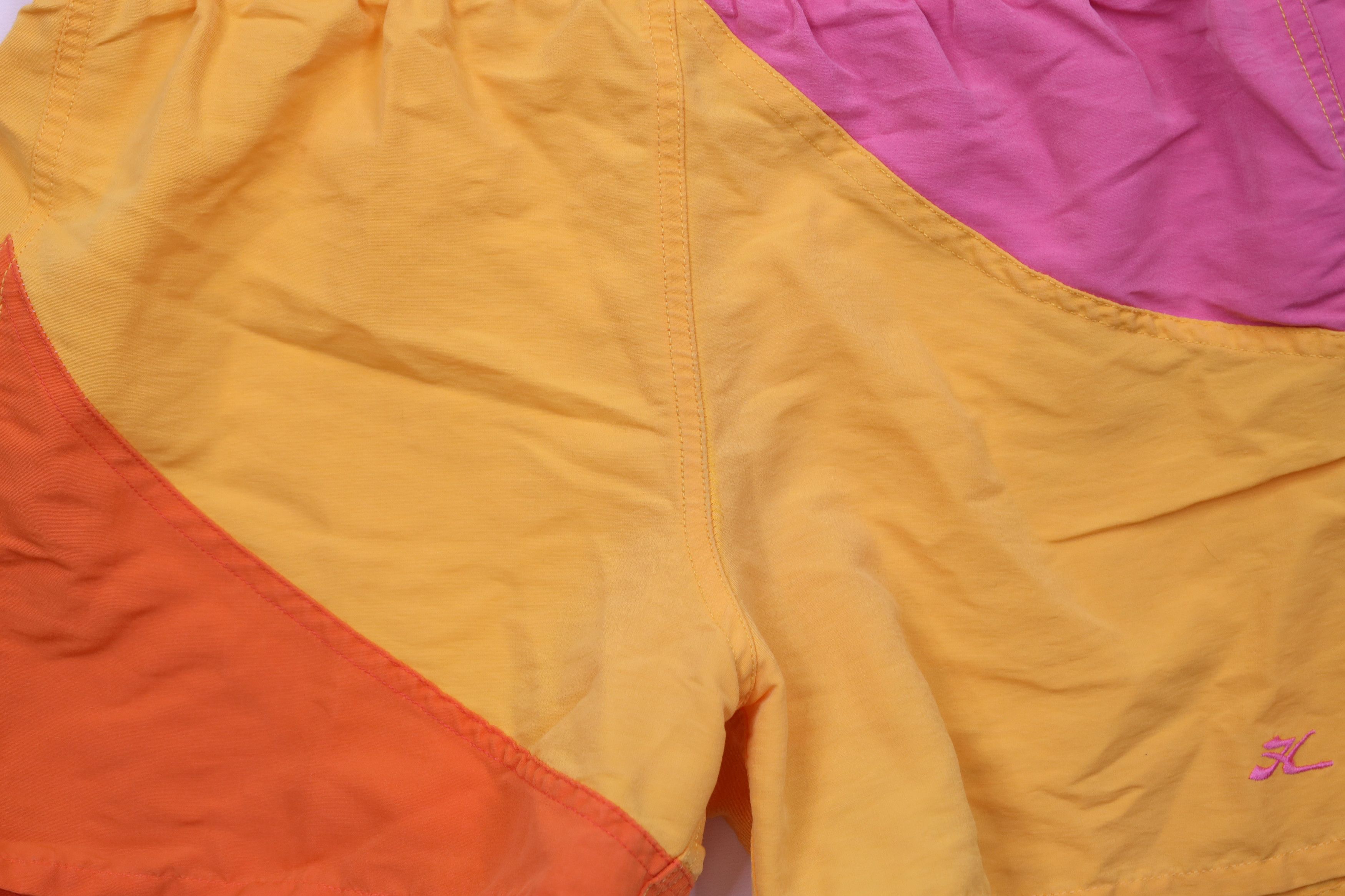 Vintage Vintage 70s 80s Hobie Surfing Block Lined Shorts Swim Trunks Size US 34 / EU 50 - 3 Thumbnail