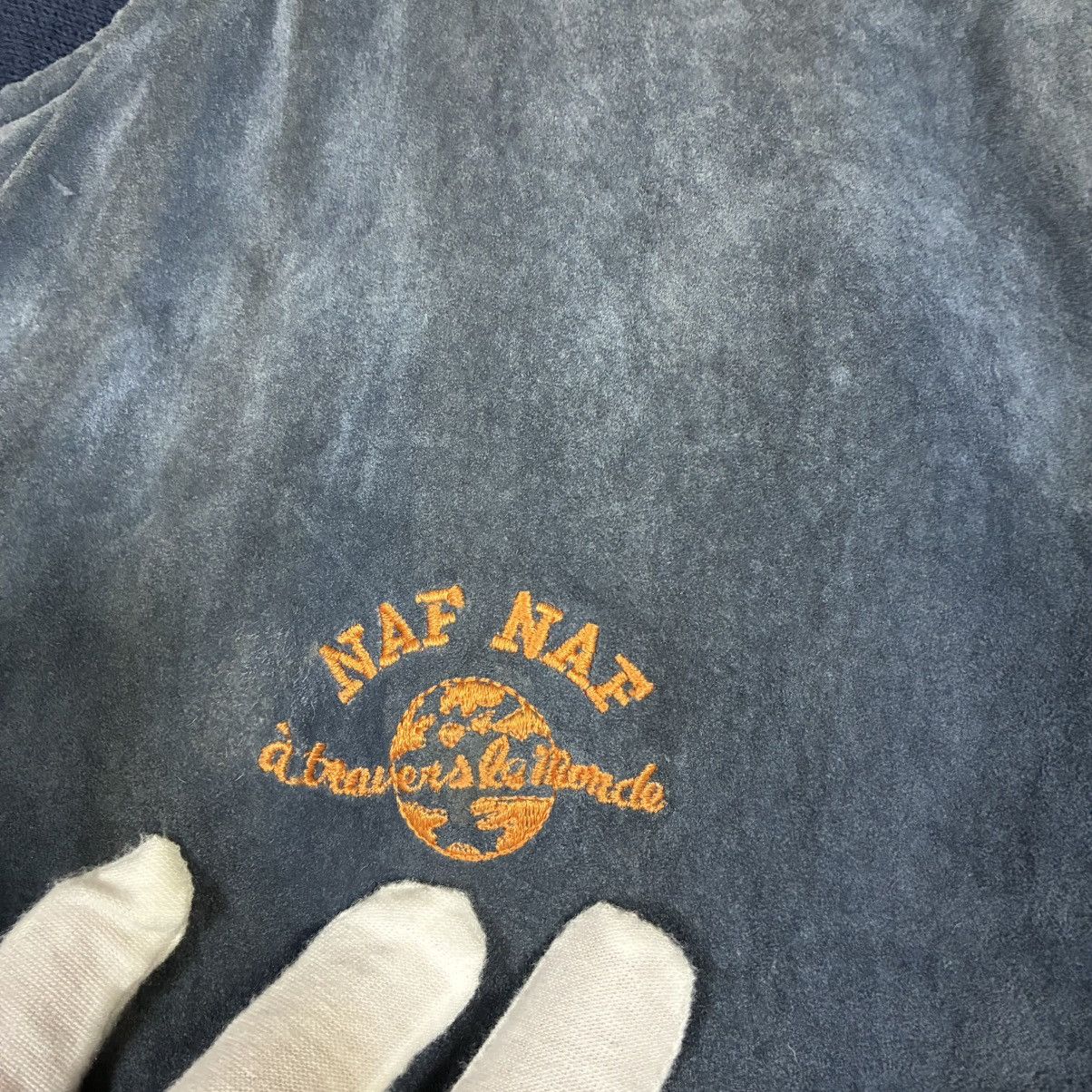 Other Vintage Flight Leather Jacket Naf Naf Big Logo Size M Size US M / EU 48-50 / 2 - 4 Thumbnail