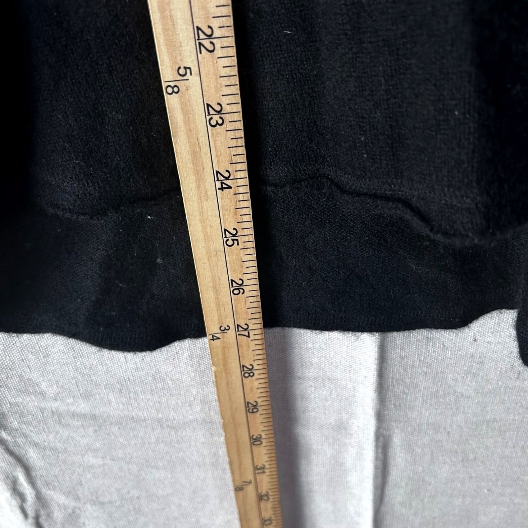 AQUA AQUA Cashmere Sweater Womens M Black Cold Shoulder Knit Top Size M / US 6-8 / IT 42-44 - 5 Thumbnail