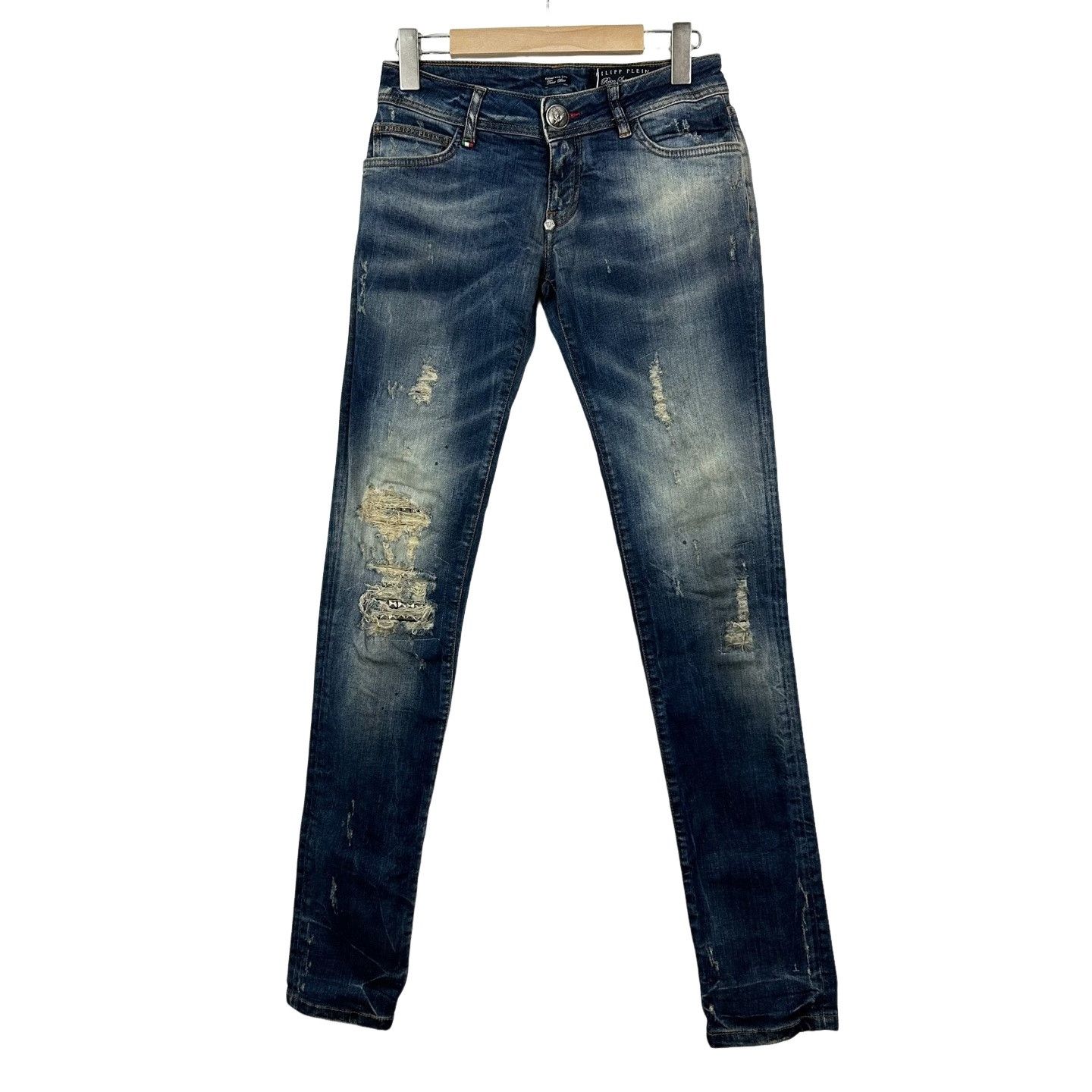 Philipp Plein Philipp Plein Distressed Jeans 25 Size 25" / US 0 / IT 36 - 1 Thumbnail