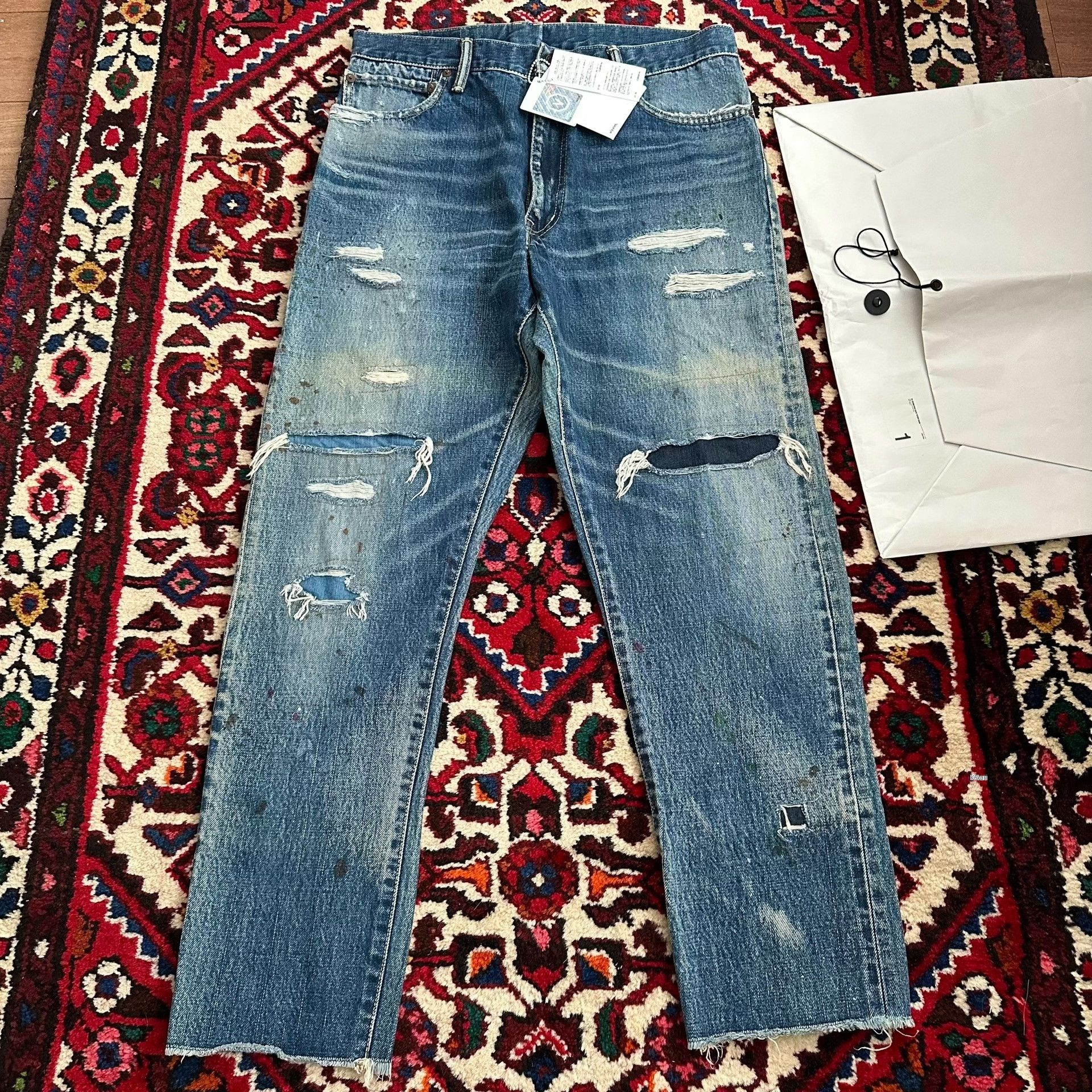 Visvim Visvim 20AW Journeyman Tacked Crash Jeans Size US 26 / EU 42 - 2 Thumbnail