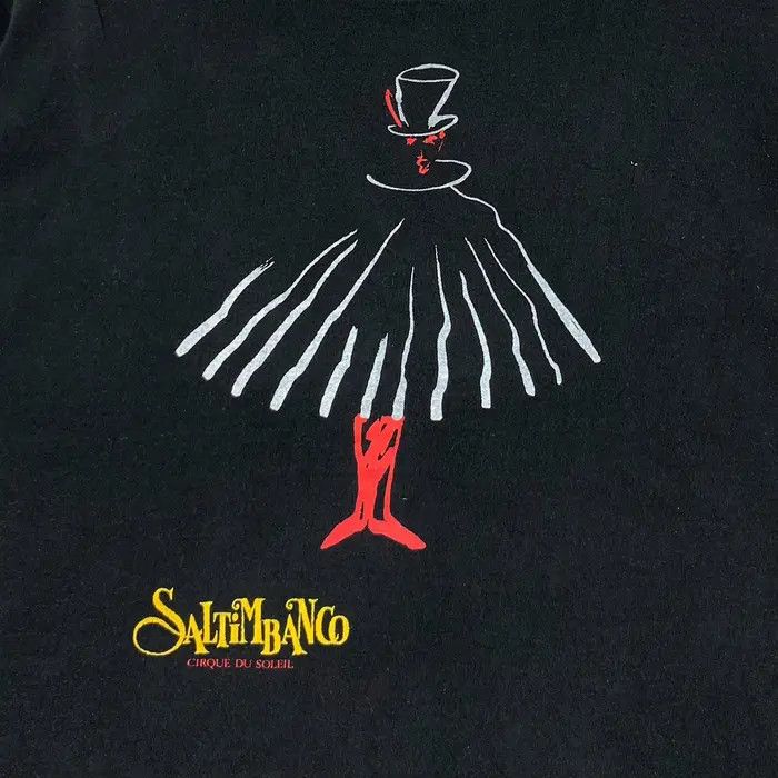 Vintage Vintage 90’ SALTIMBANCO CIRQUE DU SOLEIL Circus Tee Shirt Size M / US 6-8 / IT 42-44 - 3 Thumbnail