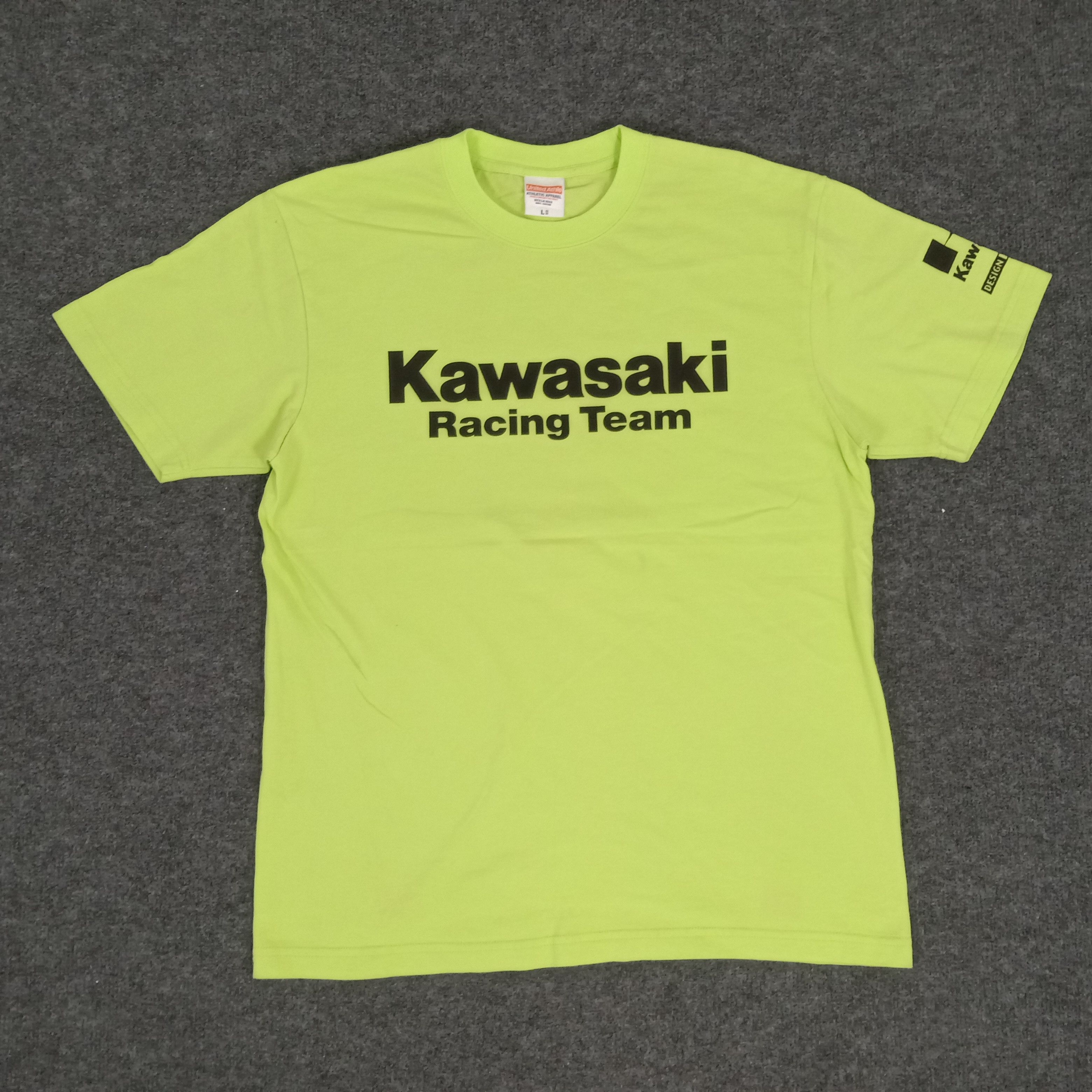 Japanese Brand × Vintage Kawasaki Racing Team Motorcross Graphic Tshirt Size US L / EU 52-54 / 3 - 1 Thumbnail