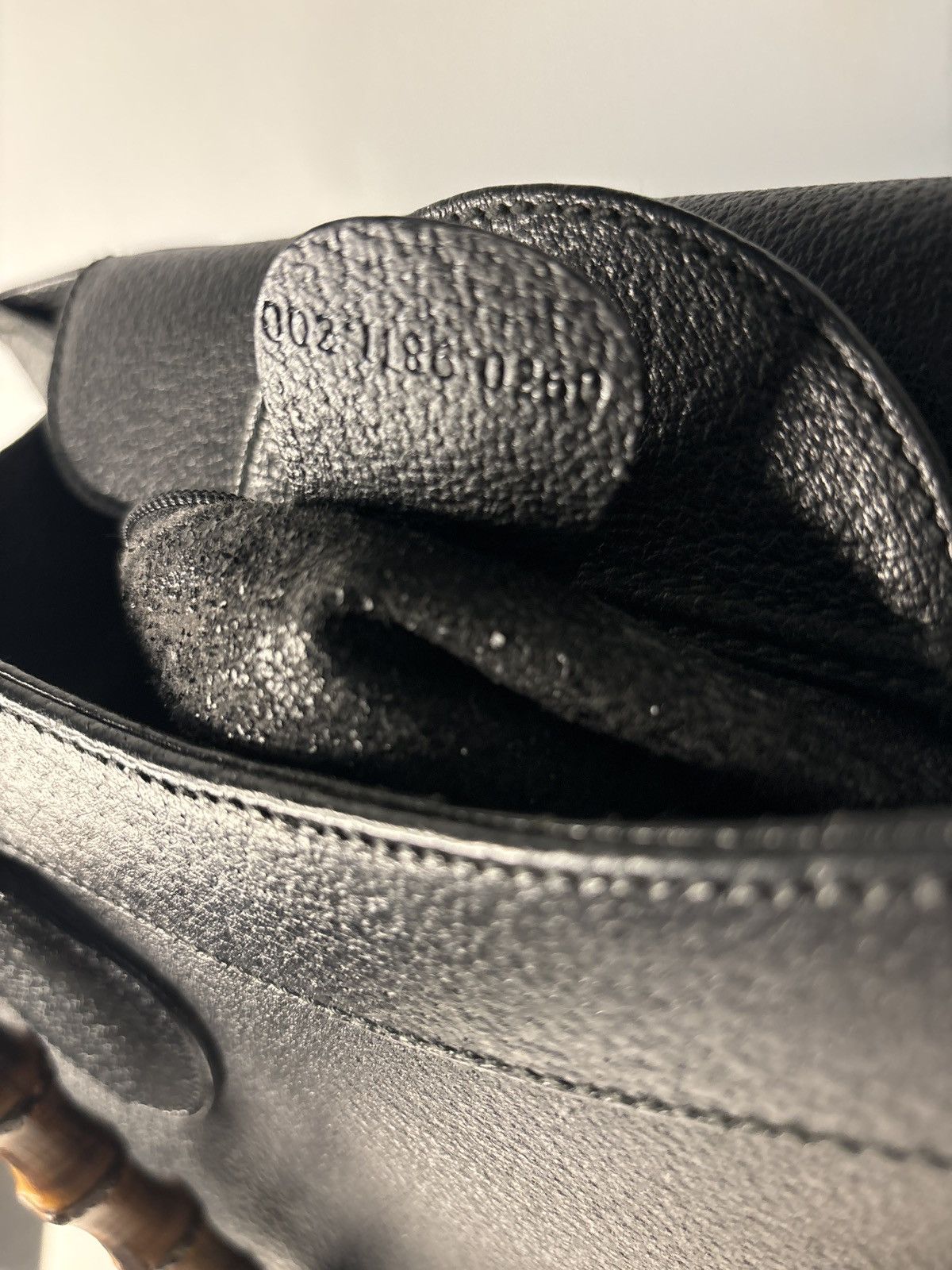 Gucci Gucci Hand Bag Bamboo Black Leather Size ONE SIZE - 12 Thumbnail