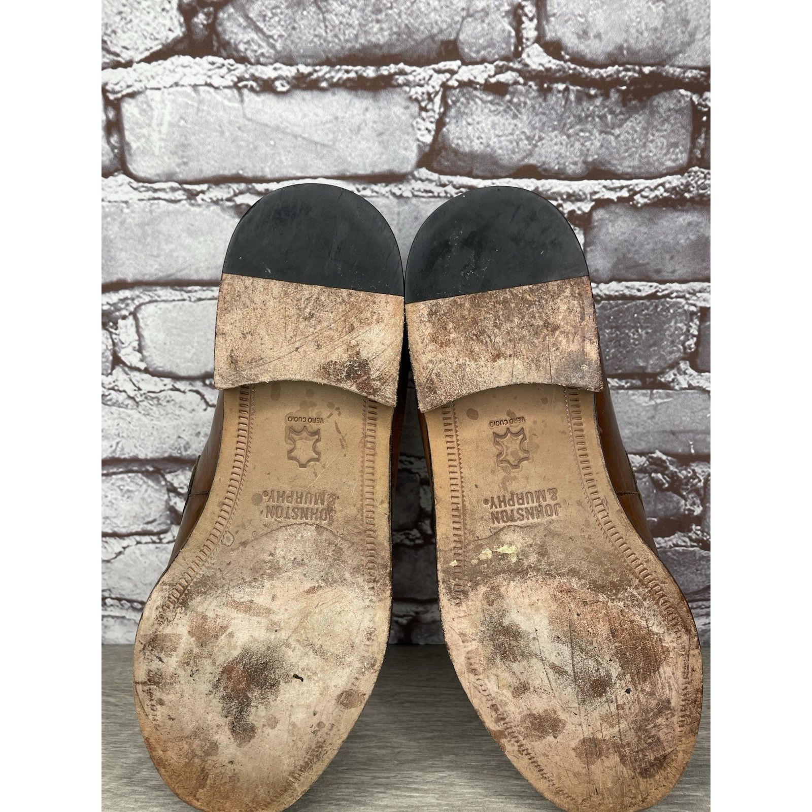 Johnston & Murphy Johnston & Murphy Brown Leather Tassel Loafers Dress Shoes M Size US 11.5 / EU 44-45 - 22 Thumbnail