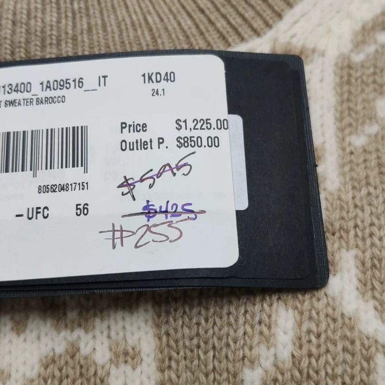 Versace Versace Men's wool sweater Size US XL / EU 56 / 4 - 7 Thumbnail