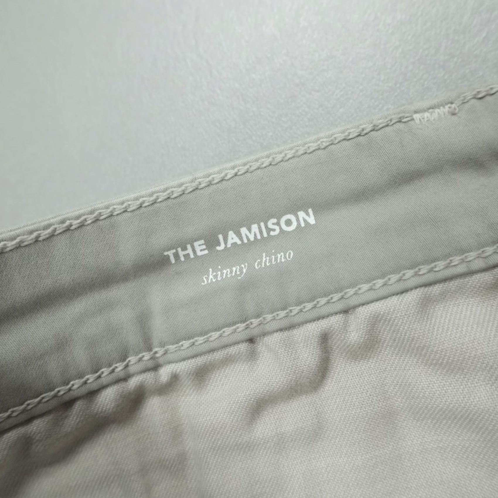 Vintage AG Adriano Goldschmied The Jamison Skinny Chino Men's 32x32 Florence Fog Gray Cotton Slim 5-Pocket Jeans Vintage Style Mens Size US 32 / EU 48 - 2 Thumbnail