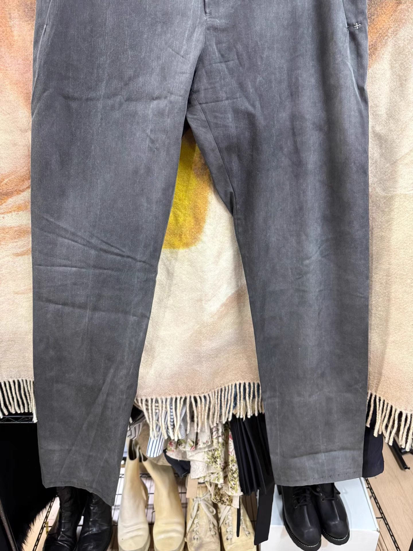 Ma+ M.a+ Washed Cross Straight-Leg Pants K20 Size US 35 - 3 Thumbnail